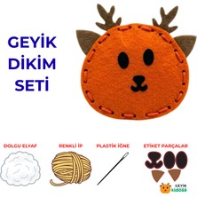 Kidose Geyik Dikiş Kiti – Çocuklara Dikiş Öğreten Eğitici Hobi Seti