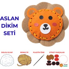 Kidose Aslan Dikiş Seti – Çocuklar Için Dikiş Öğrenme Kiti, Eğitici Hobi ve El Becerisi Aktivitesi