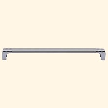Gültekin BADEM10 Side 224 mm Çekmece Dolap Kulpu Mobilya Dolabı Kulpları Mutfak Kulbu Metal Kulp Krom Renk 224 mm