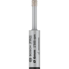 Gültekin Bosch 1x Döner Matkaplar Için Pro Ceramic Dry Matkap Ucu, Silindirik Şaft (Döşemeler, Sert Fayanslar, Ø 6 Mm, Professional Aksesuar Döner Matkap/vidalamalar)