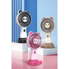 Pileli Store Kedi Şarjlı El Fanı Vantilatör