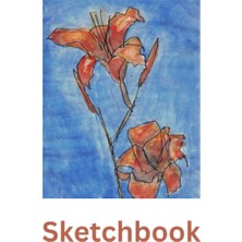 Gültekin Floral Sketchbook - Day Lily: Sketchbook With Day Lillies On The Cover, 120 Blank Pages To Draw On. Ideal For Children And Adults