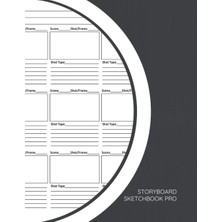 Gültekin Storyboard Sketchbook Pro: Template Panel Pages For Storytelling - Story Board Frames On 8.5"X11" Book For Concept Artists, Filmmakers, Producers, And Directors