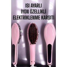 Belirtilmemiş Saç Düzleştirici Tarak Isı Ayarlı Yıpranma Önleyici Düzleştirici Fön Tarak