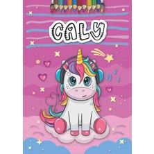 Gültekin Caly: Livre De Coloriage Personnalisé Pour Caly | Licorne | Cadeau D'anniversaire Pour Fille ... | 4 À 8 Ans | 25 Motifs De Licorne Avec Le Prénom Caly, Grand Format A4 (21 x 29.7 Cm)