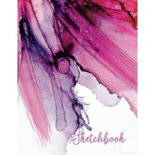Gültekin Independently Published A4 Sketchbook - 100 Pages: Beautiful Alcohol Ink Design