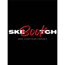 Gültekin Sketchbook For Drawing, Writing And Doodling: Sketchbook: Dark Background, Large Blank Sketchbook, 110 Pages, 8.5" x 11", For Drawing, Sketching & Crayon Coloring
