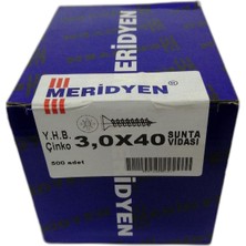 Gültekin Meridyen Sunta Vidası 3,0 x 40 mm 500 Adet Mdf Ahşap Vidası