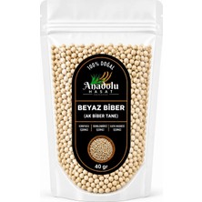 Anadolu Hasat Beyaz Tane Karabiber (Akbiber Tane) – 40 gr