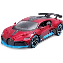 Gültekin Maisto Bugatti Divo: Model Araba, 1:24 Ölçeğinde, Hareketli Kapılar, Kırmızı (531526R)