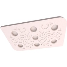 Motifpiyer Hazır Spotlu Tavan Paneli Aura Serisi-Modern LED Uyumlu Tavan Göbeği/Kavis-Rectangle