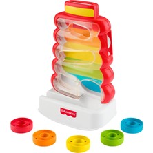 Gültekin Fisher-Price Renkli Halka Kulesi, 9 Aylık ve Daha Büyük Bebekler ile Yürüme Çağındaki Çocuklar Için Gelişime Yardımcı Oyuncak, JLB81