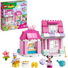 Gültekin Lego® Duplo® ǀ Disney Minnie’nin Evi ve Kafe 10942 Çocuklar Için Minnie Fare ve Ördek Daisy ile Bebek Evi Oyuncak Yapım Seti (91 Parça)