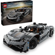 Gültekin LEGO Technic Koenigsegg Jesko Absolut Gri Hiper Araba 42173 - Çocuklar Için Oyuncak Yapım Seti, Doğum Günü Hediyesi Fikri (801 Parça)