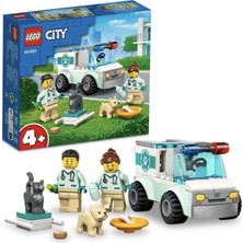 Gültekin Lego® City Veteriner Kurtarma Aracı 60382-4 Yaş ve Üzeri Çocuklar Için Evcil Hayvanlı Oyuncak Yapım Seti (58 Parça)