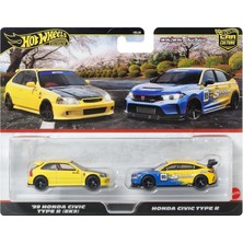 Gültekin Hot Wheels 1:64 Ölçekli Araçlardan Oluşan Premium Car Culture 2'li Paket, Benzersiz Çiftler, Real Riders Tekerlekler, Metal/metal Şasi, Koleksiyonculara Uygun Hediye, JBL00