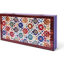Gültekin Biggdesign Tavla, Çizilmez Zeminli, Mıknatıslı Mdf Kasa, 2 Kat Vernik Cilalı (Bloom)