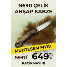 Depo Trend Depotrend Idea N690 Çelik Ahşap Kabze Çakı