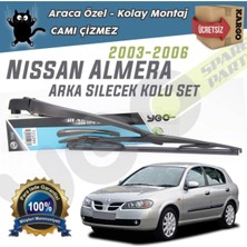 Gültekin Yeo Nissan Almera Hb ile Uyumlu Arka Silecek Kolu Set 2003-2006
