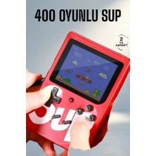 Aslanoğlu Store Mini Oyun Konsolu 400 Oyunlu Taşınabilir El Atari