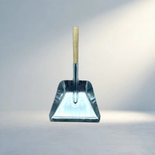 Aslanoğlu Store Geniş Galvaniz Metal Faraş Kürek Ahşap Saplı Bahçe Araçları