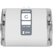 Gültekin Brother Brother VC-500W Etiket ve Fotoğraf Yazıcıları Için Orijinal CK-1000~2 (1,9 Inç) 50 mm Genişlik x 2,0 M (2 M) Temizleme Rulosu