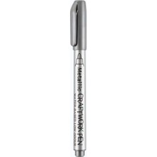 Gültekin Gümüş Renk Kalem Marker/reçine Varak Kalem Gümüş Renk, Altlık Kenarları Için Hobi Kendin Yap