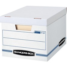 Gültekin Bankers Box Stor/dosya Saklama Kutusu Lift Off Kapak, Letter/legal, 30,5 x 25,4 x 38,1 cm 12-Pack