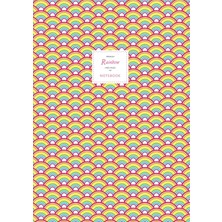 Gültekin Rainbow Notebook - Lined Pages - A4 - Premium: (Light Edition) Fun Notebook 192 Lined Pages (A4 / 8.27X11.69 Inches / 21X29.7CM)