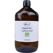 Sala Argan Oil Cold Pressed Unroasted Food Grade Organic 1 L 1000 ml Glass Bottle