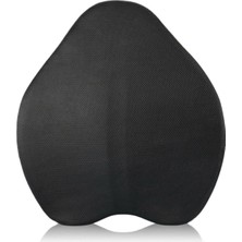 Gültekin Visco Bel ve Sırt Destek Yastığı – Ortopedik Visco Malzeme, Fermuarlı Yıkanabilir Kılıf, Ofis, Ev, Araba Kullanımı Için, Siyah, 50X42X9,5-3 cm