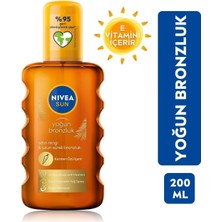 Gültekin Nıvea Sun Spf 6 Karoten Özlü Yoğun Bronzlaştırıcı Güneş Yağ Sprey 200 Ml, E Vitamini Içerir