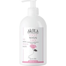 Gültekin Akita% 100 Doğal Vücut ve Masaj Yağı Gül 250ML
