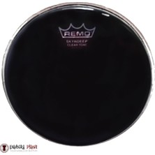 Gültekin Remo DA-4387-SD-SC053 Darbuka Derisi Dx Serisi Skyndeep Cleartone 8.75INC 38INC Collar Crimped Hoop Black Smoke Desenli