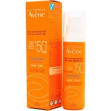 Gültekin Eau Thermale Avene Cleanance Spf 50+ Yağlı ve Akneye Eğilimli Ciltler Için Yüksek Korumalı Renkli Güneş Kremi 50 ml