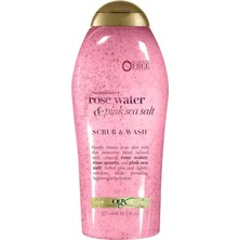 Gültekin Ogx Pembe Deniz Tuzu ve Gül Suyu Nazik Yatıştırıcı Vücut Fırçalama, Hafif Eksfoliye Vücut Yıkama, Sülfat Içermez, 19,5 Ounce, 1,0 Sayısı
