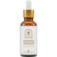 Gültekin Susam Yağı 50 ml | Soğuk SIKIM,%100 Saf ve Doğal | Saç, Cilt Bakımı, Masaj ve Taşıyıcı Yağ Kullanımına Uygun
