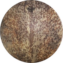 Gültekin Remo MO-2514-SN-0014 Djembe Derisi M2 Type Skyndeep Natural Goat Stripe Brown Desenli 14INC 2.5inc Collar