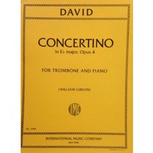 Gültekin David: Concertino In Eb Major, Op. 4 For Trombone And Piano