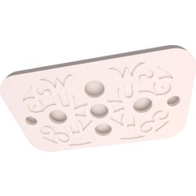 Motifpiyer Hazır Spotlu Tavan Paneli Aura Serisi-Modern LED Uyumlu Tavan Göbeği/Kavis-Rectangle