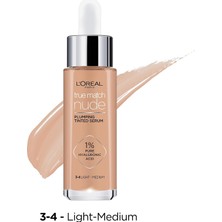 Gültekin L'oreal Paris True Match Nude Serum Fondöten 3-4 Light Medium, 30 ml