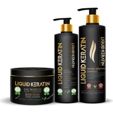 Gültekin Kuru Mat Sert Kabaran Yıpranmış Saçlar Için - Keratin Bakımı 3'lü Set