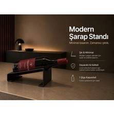 Modern Şarap Standı ve Tekli Şişe Tutucu