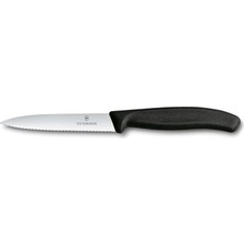 Gültekin Victorinox 6.7833 Swissclassic 11CM Domates & Sosis Bıçağı, Siyah
