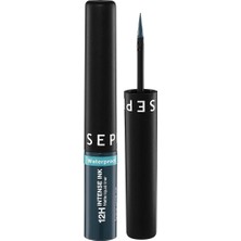 Gültekin Sephora Intense Ink Liner - Mat ve Yoğun Likit Eyeliner, 03 Forest Green