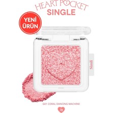 Gültekin Perıpera Kişiselleştirilebilir Simli Tekli Far Heart Pocket Single G01 Coral Dancing Machine, 111653