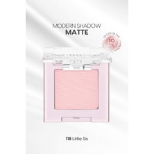 Gültekin Mıssha Yumuşak Dokulu, Dökülme Yapmayan Mat Tekli Göz Farı Modern Shadow Matte (118 Little Sis) 118 Little Sis