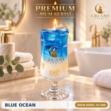 Creamy Candle Blue Ocean
