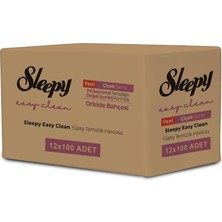 Gültekin Sleepy Easy Clean Orkide Bahçesi Yüzey Temizlik Havlusu Mendili 12X100 (1200 Yaprak)