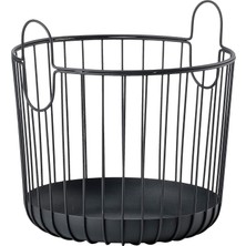 Gültekin Zone Denmark Inu Sepet, Metal, Siyah, 30 cm